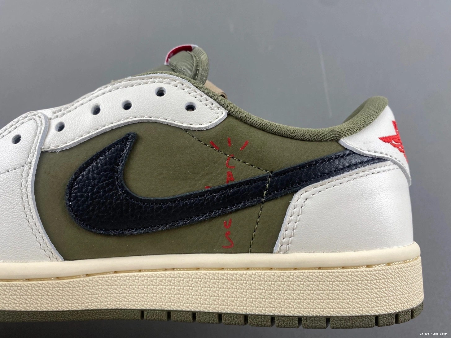 Olive OG 1 Scott Low Jordan Air DM7866-200 Travis 0130